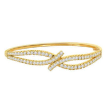 18k Gold über 925 Silber Armbänder Schmuck mit CZ